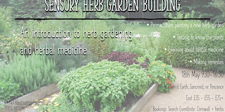 Sensory herb garden making & herbalism