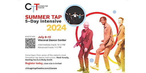 Chicago Tap Theatre Summer Intensive: July 8 - 12 primary image