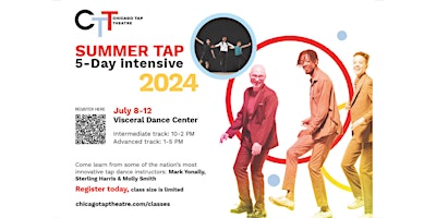 Immagine principale di Chicago Tap Theatre Summer Intensive: July 8 - 12 