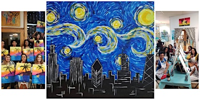 Hauptbild für BYOB Painting Class - Starry Night Chicago Skyline