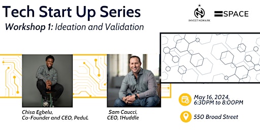 Tech Start Up Series - Workshop 1: Ideation and Validation primary image