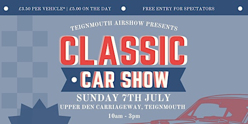 Imagem principal do evento Classic Car Rally - Teignmouth Airshow