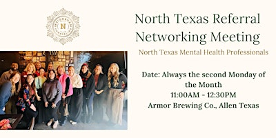 Image principale de North Texas Referral Networking Meeting (ALLEN TX)