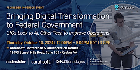 Bringing Digital Transformation to Government - OIGs Look to AI