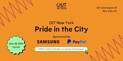 Imagem principal do evento Out in Tech NY | Pride in the City