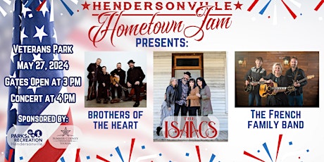 Hendersonville Hometown Jam Presents: The Isaacs