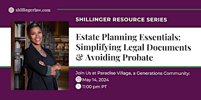 Estate Planning Essentials: Simplifying Legal Documents & Avoiding Probate primary image