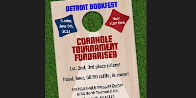 Imagem principal do evento Detroit Bookfest Cornhole Tournament