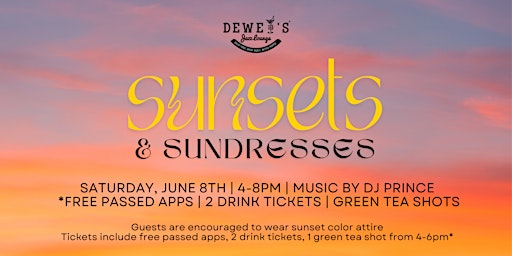 Hauptbild für Sunsets & Sundresses: Patio Party