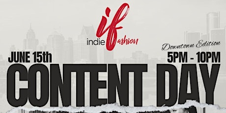 CONTENT DAY | Downtown Detroit Edition