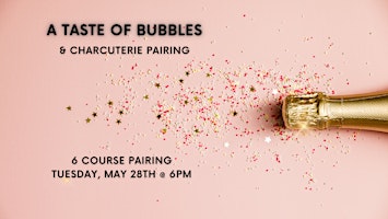 Imagem principal do evento A Taste of Bubbles - 6 Course Bubbly & Charcuterie Pairing