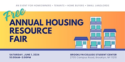 Annual  Housing Resource Fair at Brooklyn College primary image