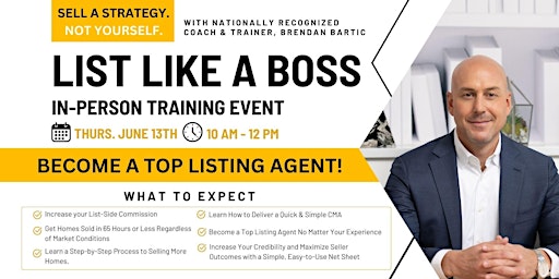 Immagine principale di List Like a Boss In-Person Training Event 