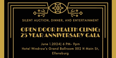 Open Door Health Clinic 25th Anniversary Gala primary image