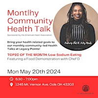 Hauptbild für Monthly Community Health Talks