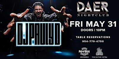 PAULY D | DAER Nightclub - Hard Rock Holly primary image