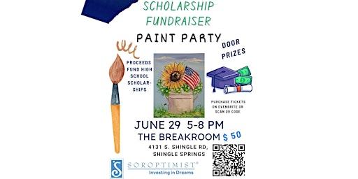 Primaire afbeelding van Paint Party - Scholarship Fundraiser
