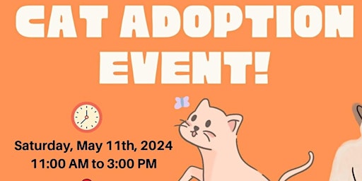 Image principale de Happy Cat Rescue Cat Adoption and Pizza Event