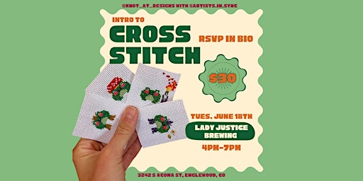 Imagen principal de Intro to Cross Stitch