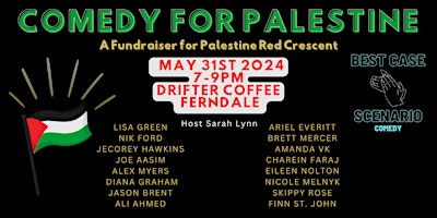 Image principale de Comedy for Palestine Fundraiser