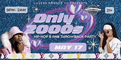 Y2K 2000's HIP HOP & RNB THROWBACK PARTY | 21+ primary image