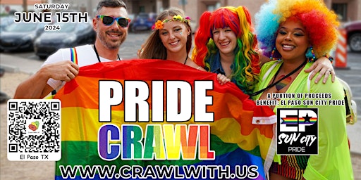 Primaire afbeelding van The Official Pride Bar Crawl - El Paso - 7th Annual
