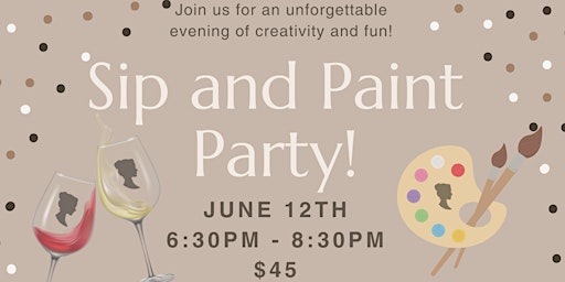 Primaire afbeelding van Nellie's Southern Kitchen Sip and Paint Party