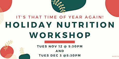 Holiday Nutrition Workshop primary image