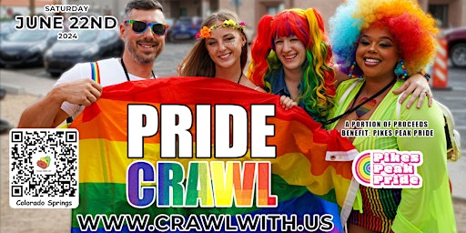 Imagem principal do evento The Official Pride Bar Crawl - Colorado Springs - 7th Annual