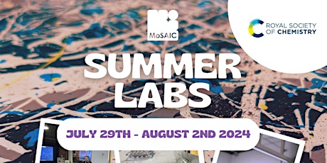 Summer Labs: Making Music with Chemistry (Thursday 1st)