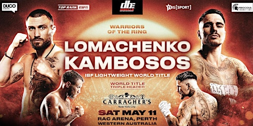 Imagem principal do evento Lomachenko vs Kambosos