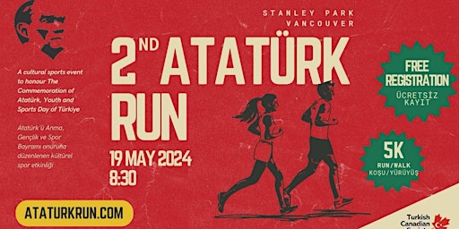 Imagem principal do evento 5K ATATURK RUN AT STANLEY PARK ON MAY 19