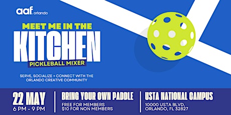 Meet Me in the Kitchen: Pickleball Mixer