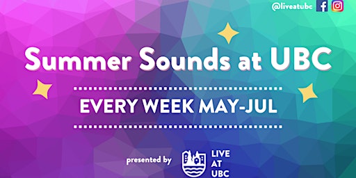 Imagem principal do evento Summer Sounds at UBC