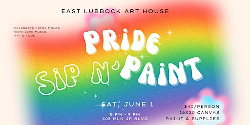 Imagem principal do evento Pride Sip n' Paint
