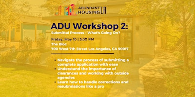 ADU Workshop Series Part 2 with Andrew Slocum primary image