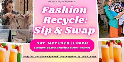 Imagem principal do evento Fashion Recycle: Sip & Swap