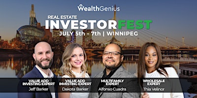 Imagem principal de WealthGenius Real Estate InvestorFest - Winnipeg [070524]
