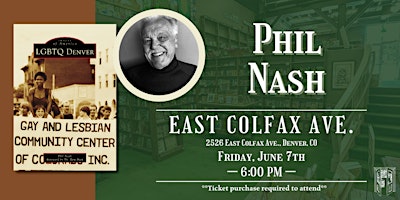 Primaire afbeelding van Phil Nash Live at Tattered Cover Colfax