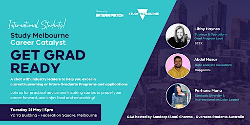 GET GRADUATE READY | Study Melbourne Career Catalyst primary image