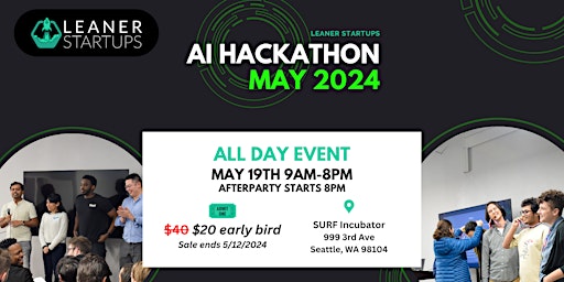 Hauptbild für AI Hackathon May 2024