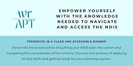 Navigating and Accessing the NDIS