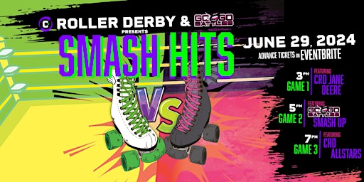 Imagem principal do evento Smash Hits! Calgary Roller Derby & GoGo Battles