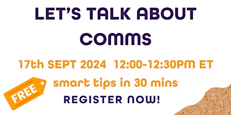 FREE 'NINJA SKILL BOOSTER "LET'S TALK ABOUT COMMS"