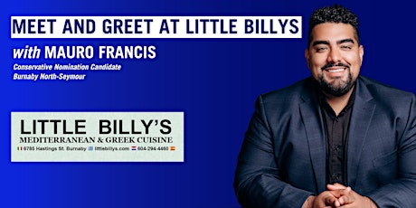 Meet & Greet with Mauro Francis at Little Billys