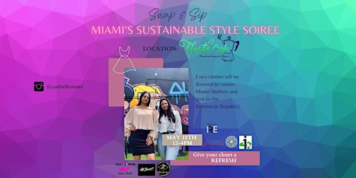 Imagem principal do evento Swap & Sip: Miami's Sustainable Style Soiree