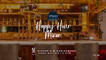 Primaire afbeelding van YPNSD @ Barleymash - Happy Hour Mixer
