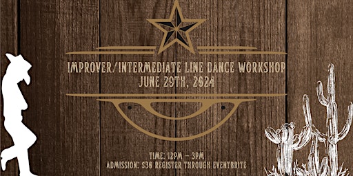 Primaire afbeelding van Improver/Intermediate Line Dance Workshop