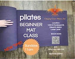 Beginner Pilates Mat Class primary image