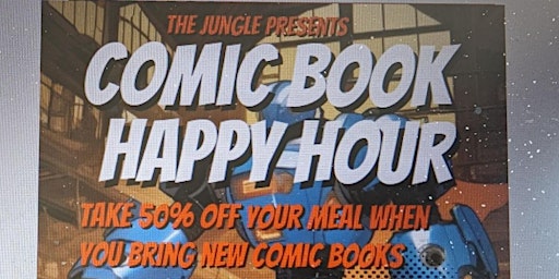 Imagem principal do evento Comic Book Happy Hour